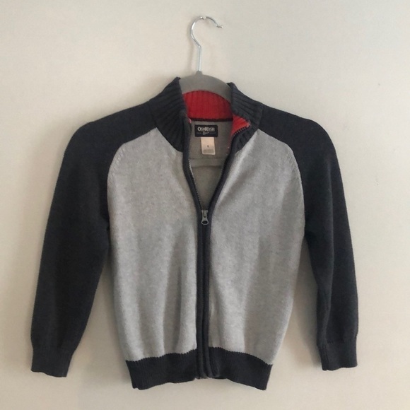 Oshkosh B'gosh Boys Sz 6 Zip Sweater - Picture 2 of 6